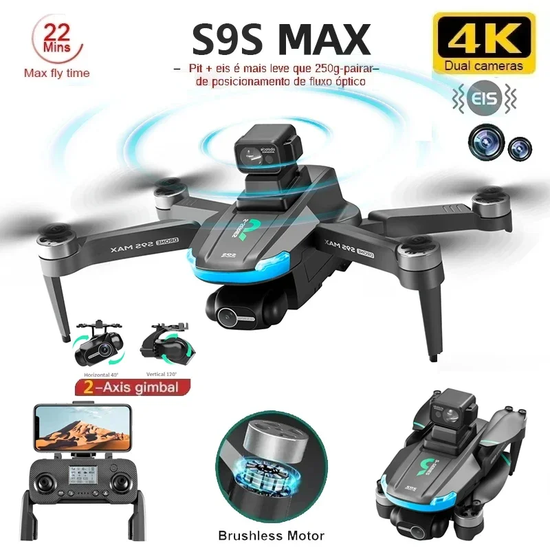 Rc Helicopter Mini - ใหม่S9S MAX MINI Drone 4K 2