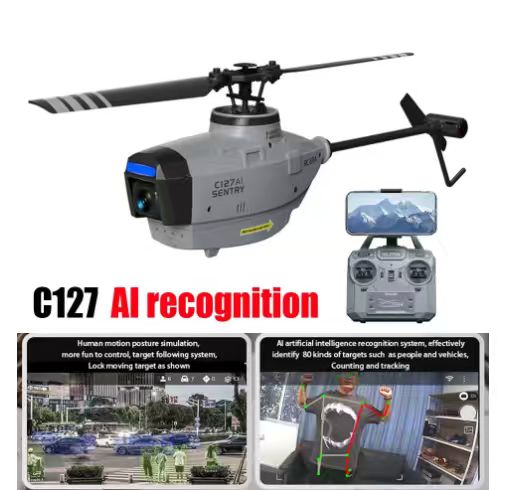 Rc Helicopter Single Rotor - RC ERA C127AI เฮลิคอปเตอร์ไร้แปรงถ่าน 4CH พร้อมกล้อง
