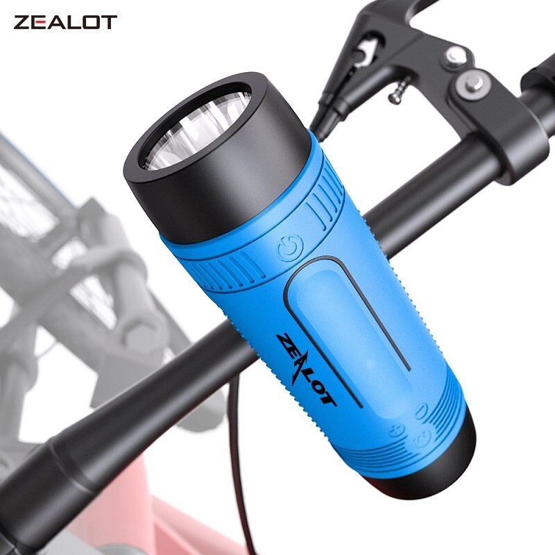 Holy Stone Drone Hs175 - ZEALOT-S1 ลําโพงบลูทูธลําโพงจักรยานกลางแจ้งแบบพกพากันน้ําลําโพงไร้สายรองรับ TF Card + ไฟฉาย