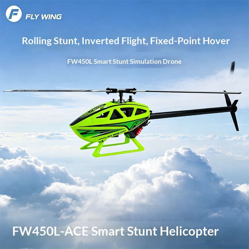 Rc Helicopter Single Rotor - เฮลิคอปเตอร์บังคับวิทยุ Fly Wing Fw450L GPS แบบ