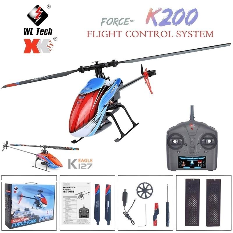 Rc Helicopter Single Rotor - WLtoys RC เฮลิคอปเตอร์ K200 K127 2.4