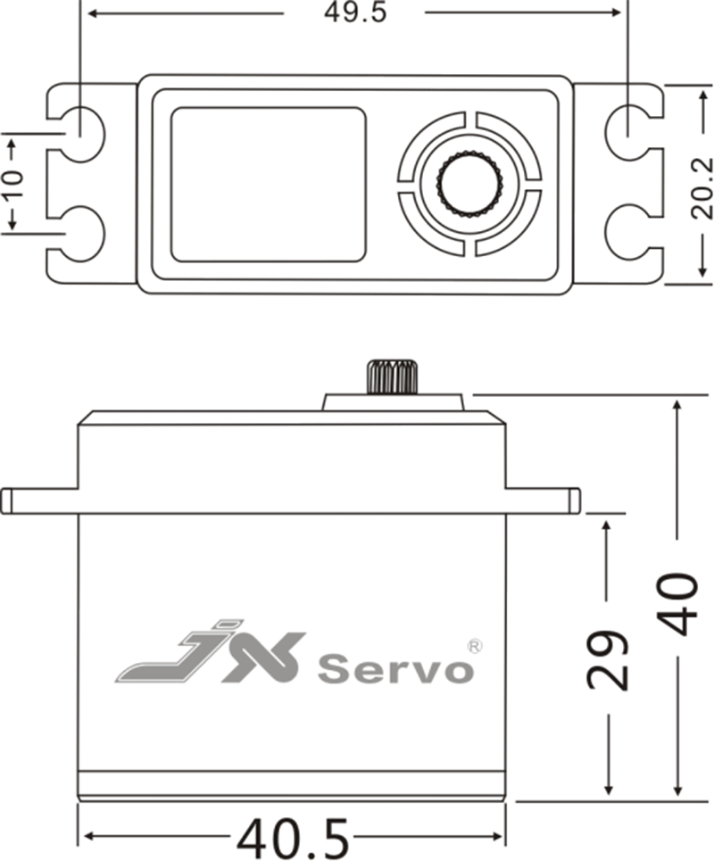 JX Servo CLS-6322HV 22KG แรงบิ - Rc Helicopter Servo บทวิจารณ์และราคา