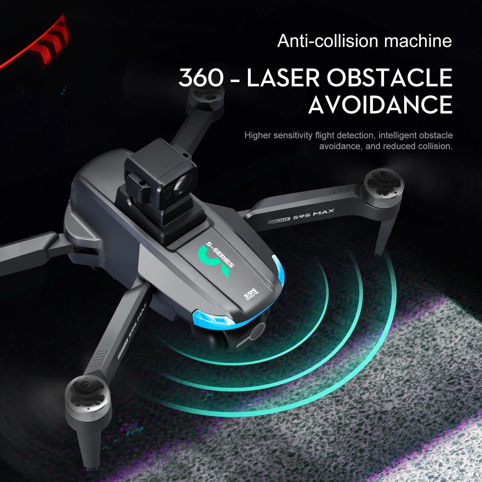 ใหม่S9S MAX MINI Drone 4K 2 แก - Rc Helicopter Mini บทวิจารณ์และราคา