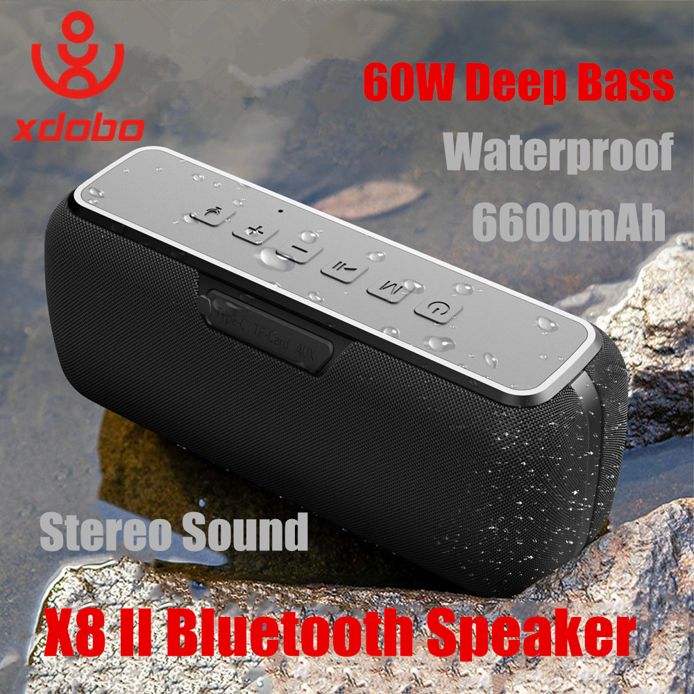 60W Xdobo X8II ลําโพงบลูทูธ TW - Holy Stone Drone Hs175 บทวิจารณ์และราคา