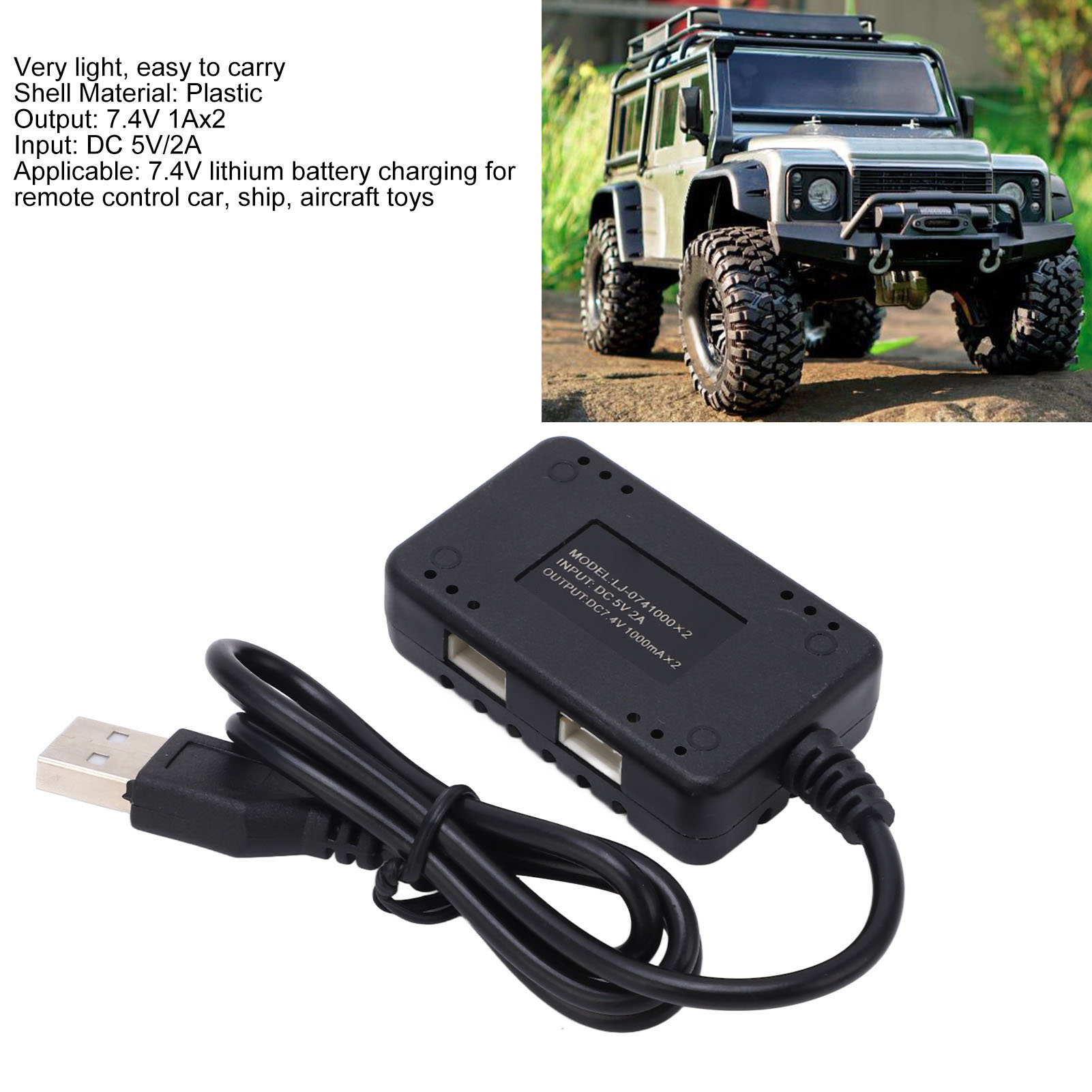 ใหม่ 2 in 1 7.4V LiPo แบตเตอรี - Holy Stone Drone Hs720 บทวิจารณ์และราคา