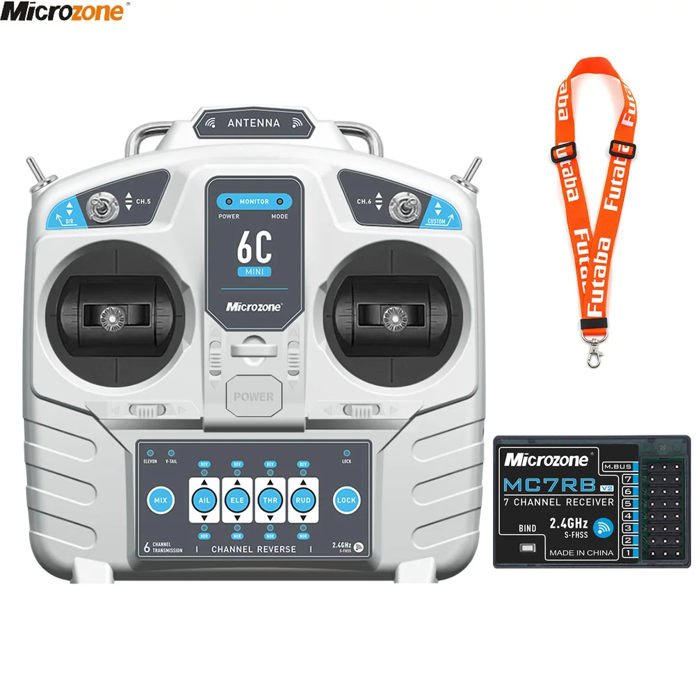 ไมโครโซน MC6C V2ขนาดเล็ก2.4G เ - Rc Helicopter Electric บทวิจารณ์และราคา